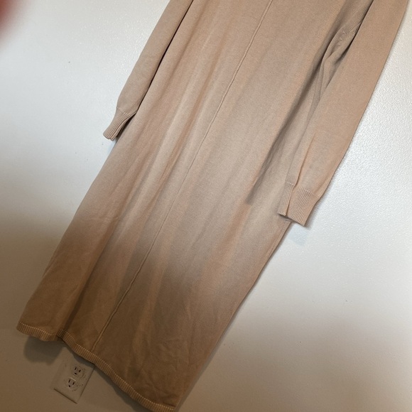 11 • Honore’ Nola cashmere V neck long sleeve double pocket sweater long dress - Picture 12 of 16